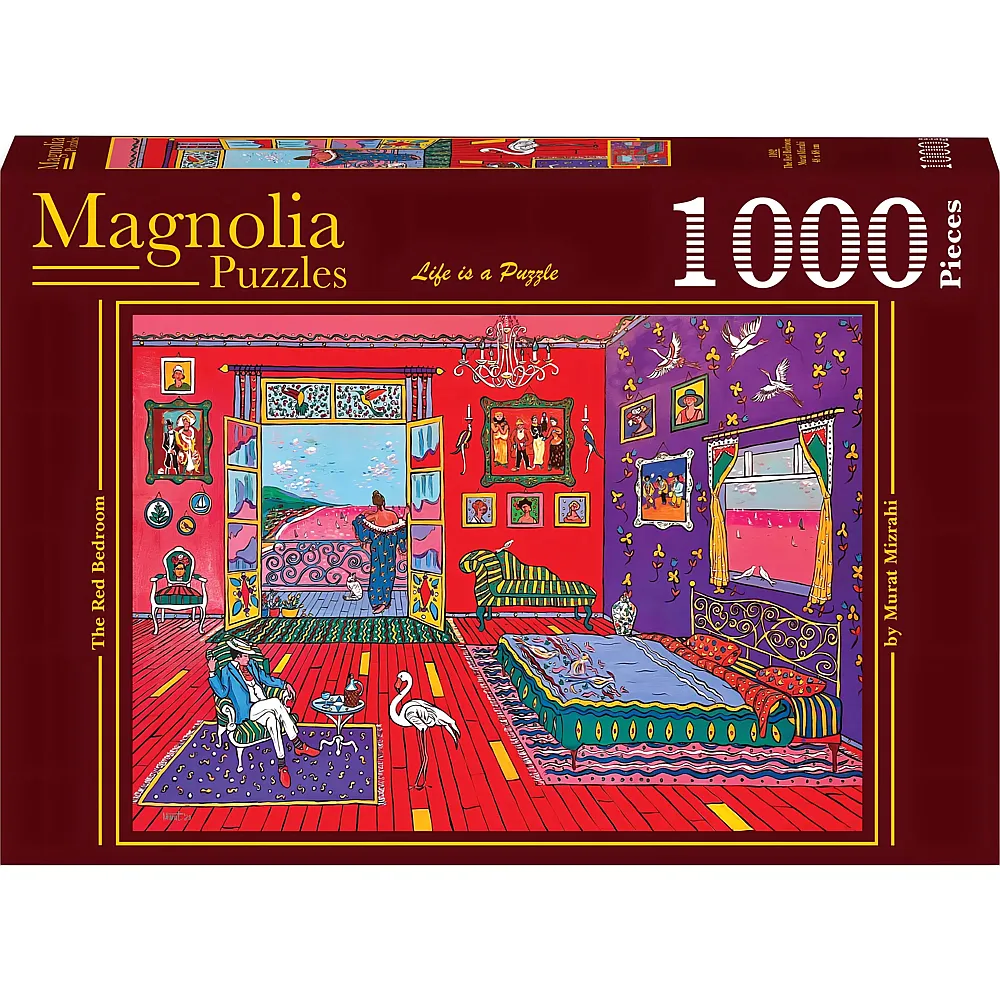 Magnolia Puzzle Puzzle 1000 Teile Das Rote Schlafzimmer