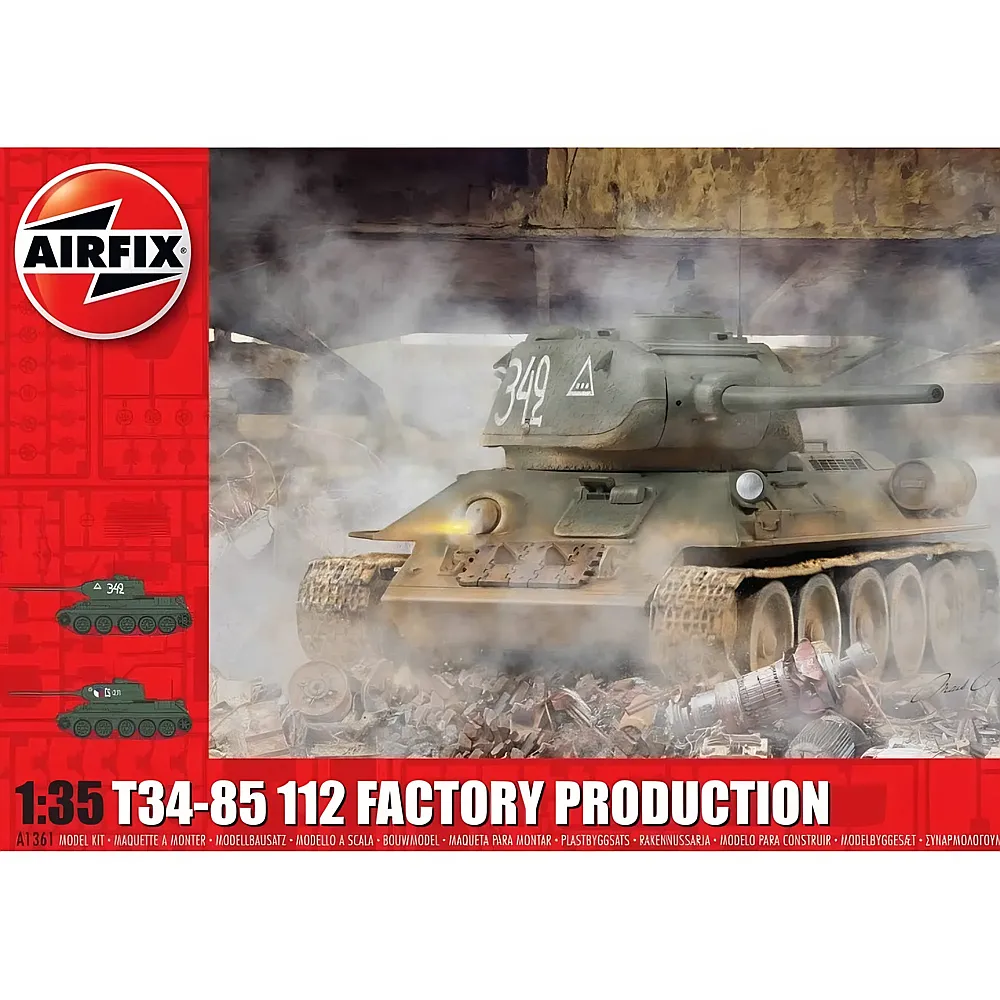 Airfix T34-85 112 Factory Production