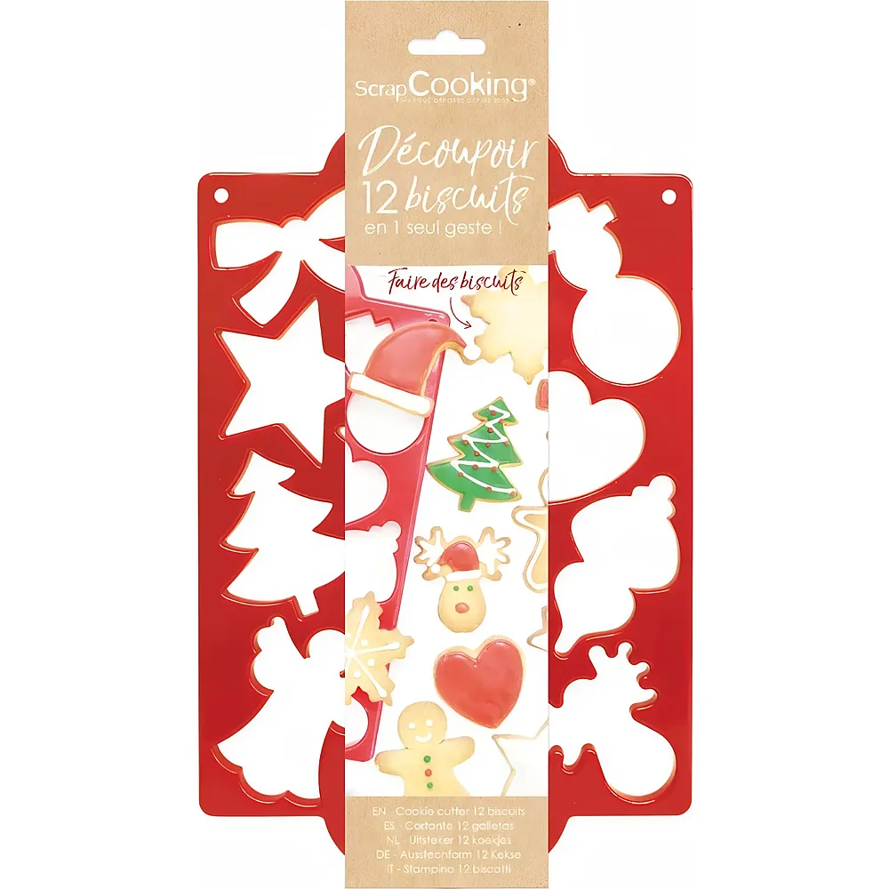 ScrapCooking Multiausstecher Weihnachten 12 Motive