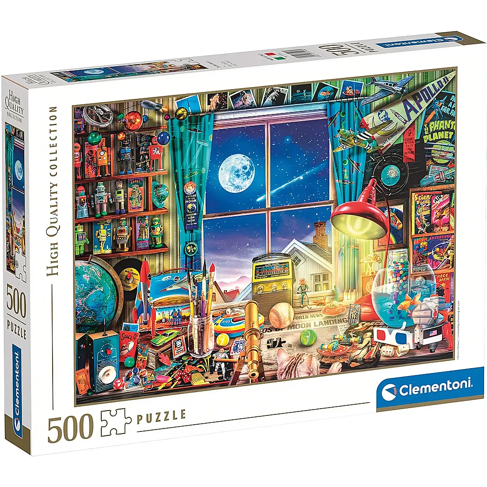 Clementoni Puzzle High Quality Collection Auf zum Mond 500Teile