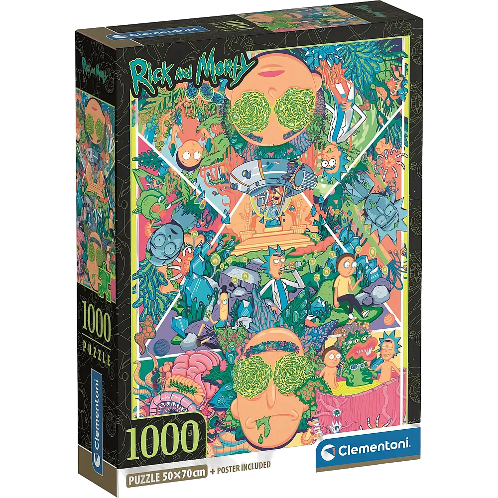 Clementoni Puzzle Rick & Morty 2 - 1000 Teile