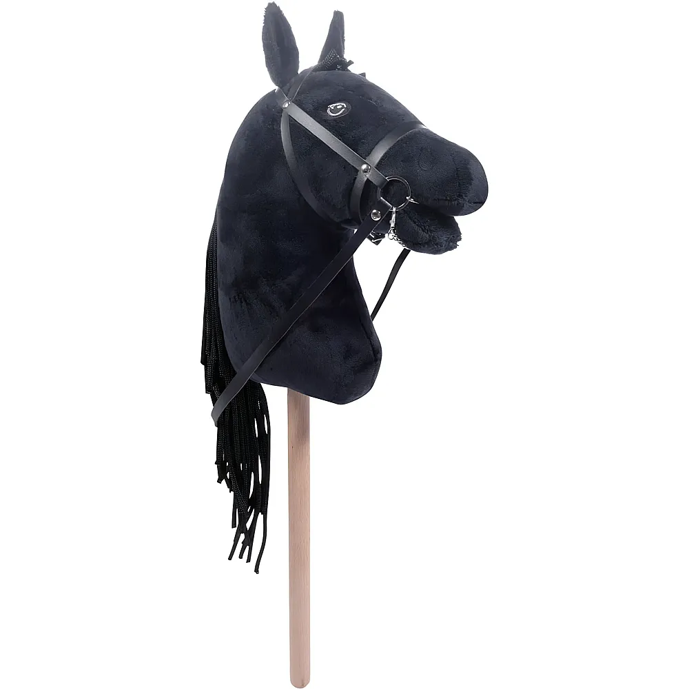 HKM Kids Hobby Horsing Steckenpferd Schwarz - Reittiere