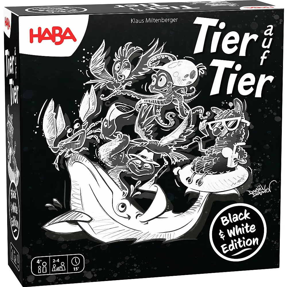HABA Spiele Tier auf Tier - Black & White Edition