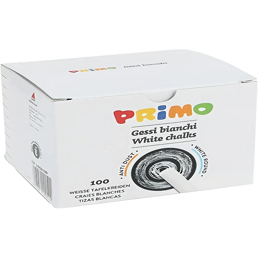 Primo Wandtafelkreide Weiss - 100 Teile