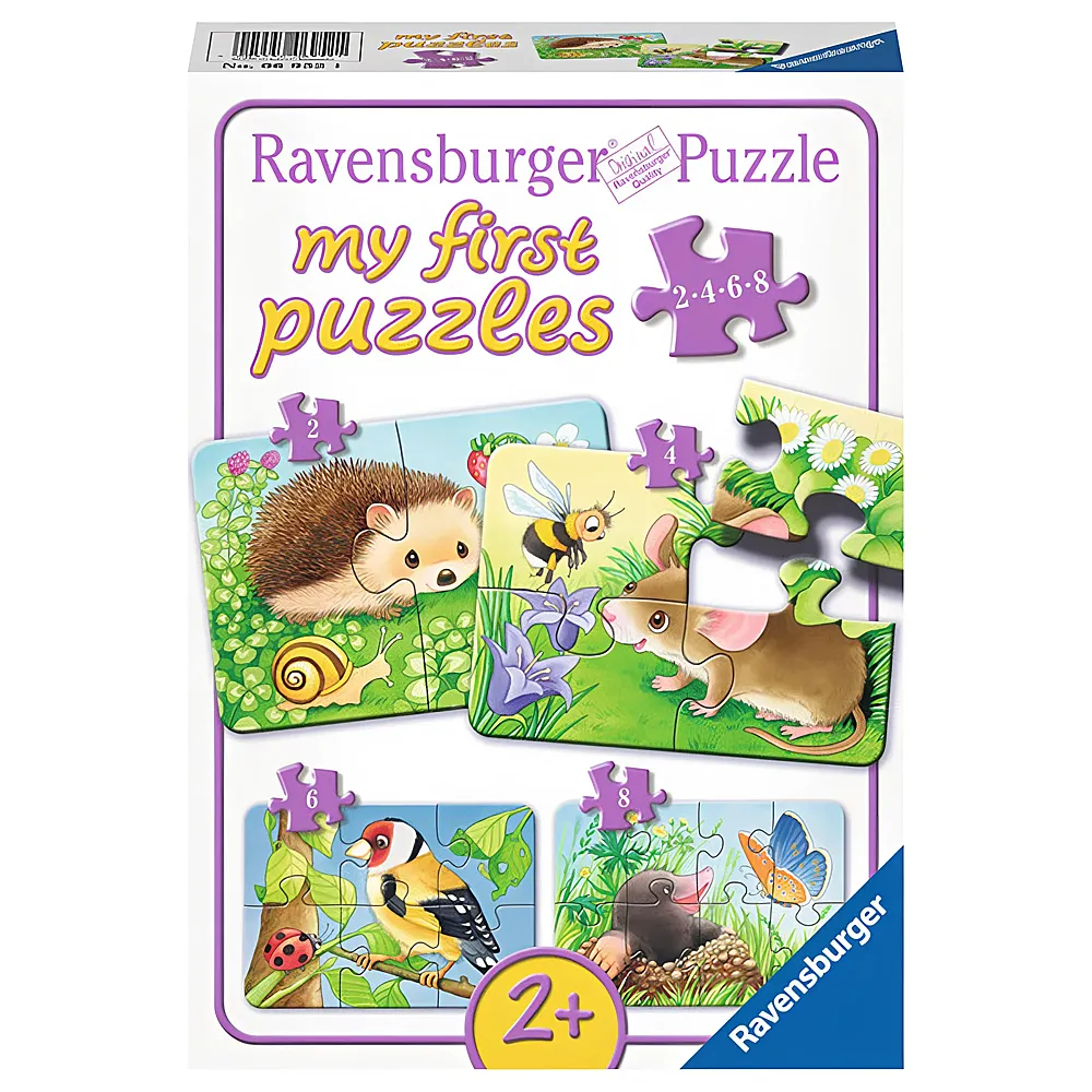 Ravensburger Puzzle Ssse Gartenbewohner 2,4,6,8