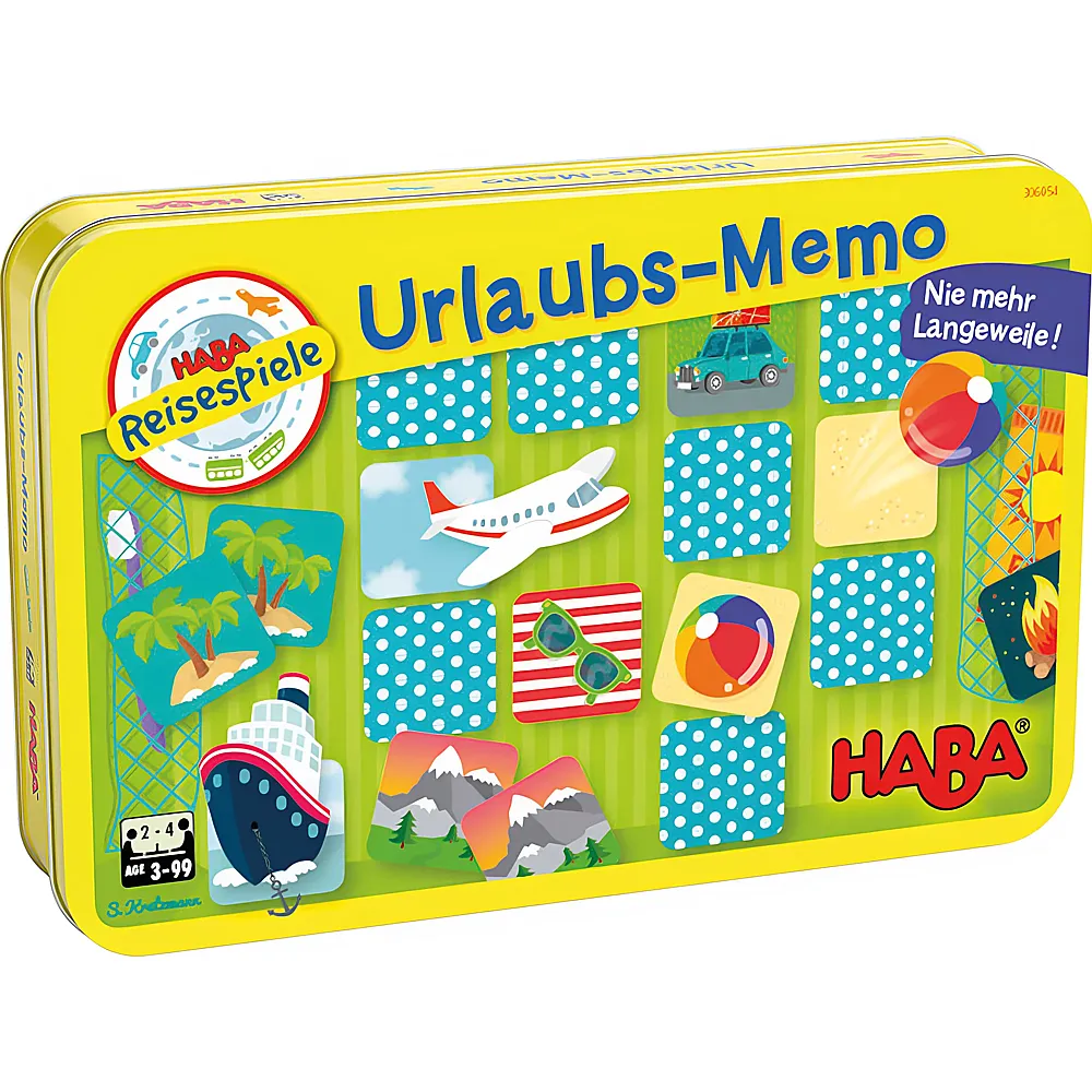 HABA Spiele Urlaubs-Memo