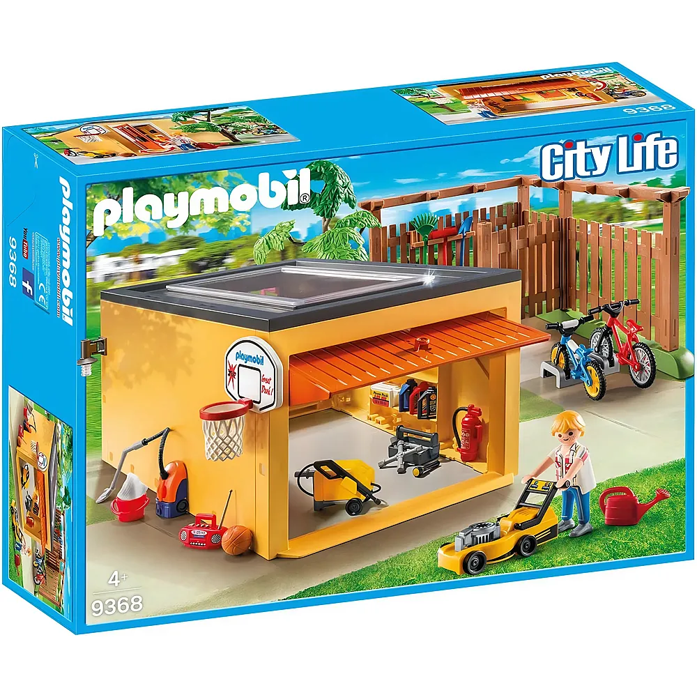 PLAYMOBIL City Life Fahrradgarage mit Abstellpl�tzen 9368