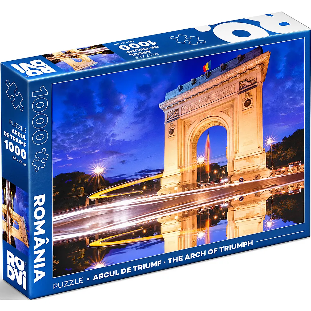 Roovi Puzzle Der Triumphbogen, Bukarest 1000Teile
