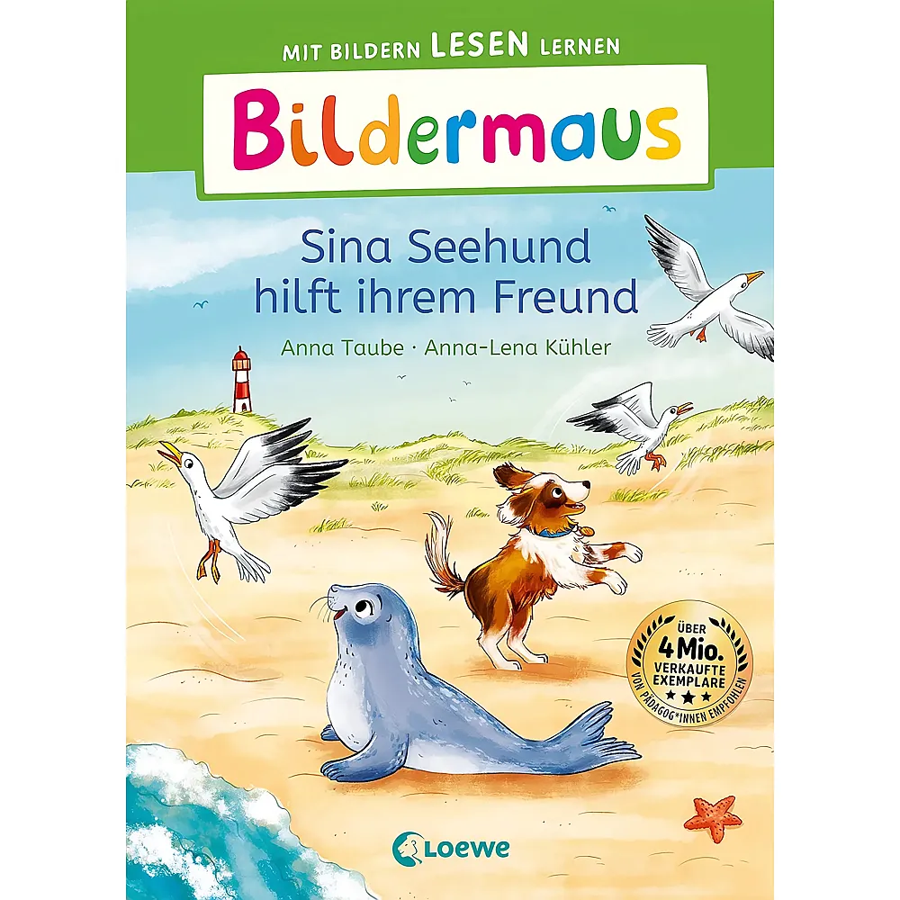 Loewe Bildermaus Sina Seehund hilft ihrem Freund