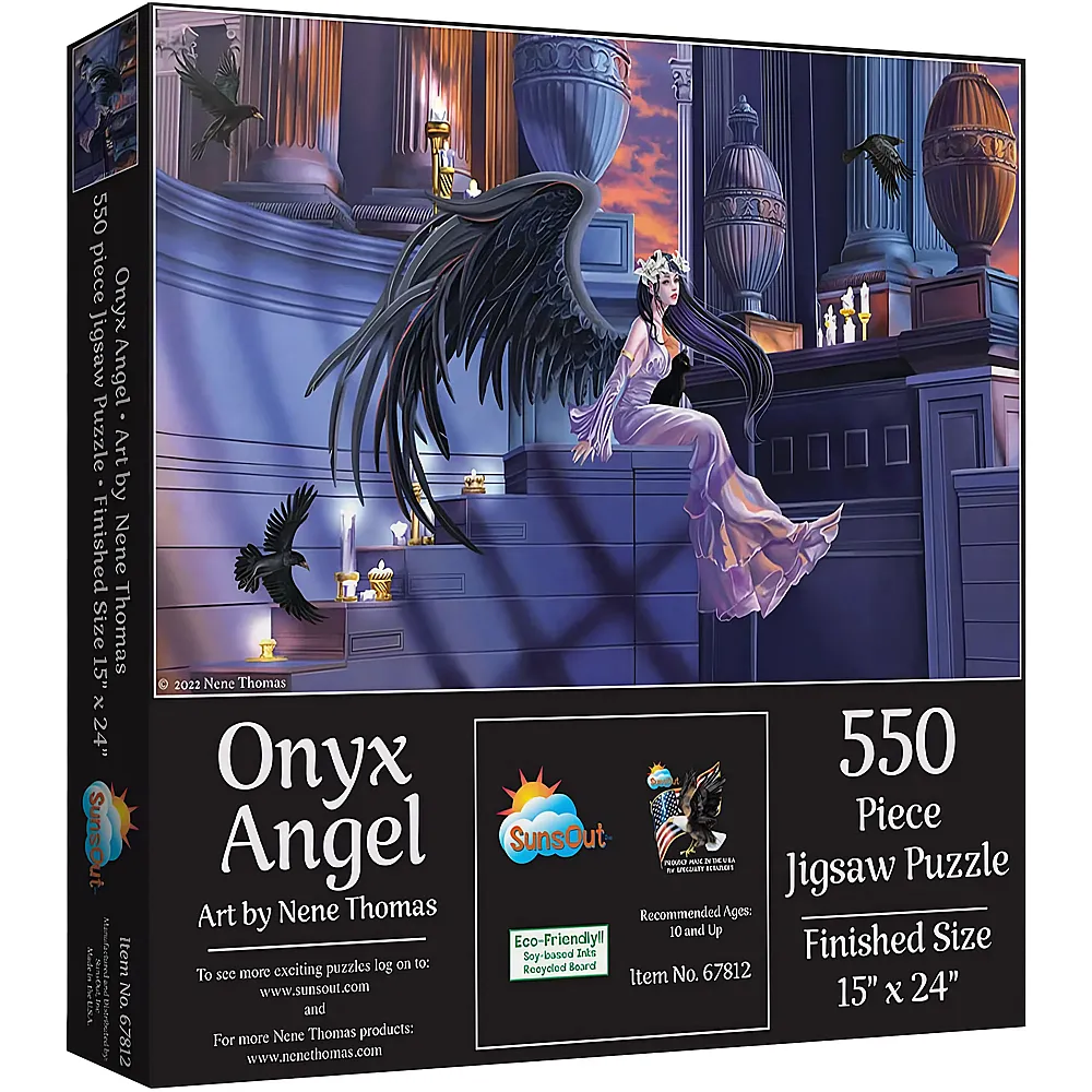 SunsOut Puzzle Nene Thomas Onyx Angel 550Teile