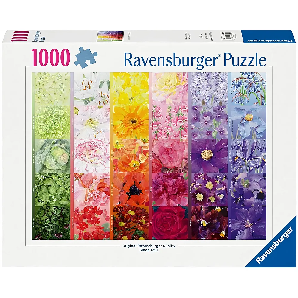 Ravensburger Puzzle Gardener's Palette - 1000 Teile