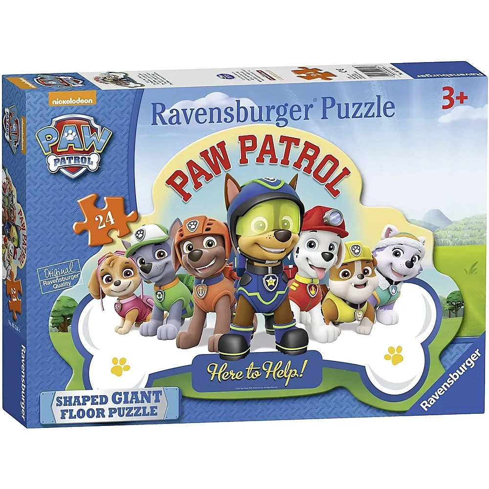 Ravensburger Puzzle Giant Floor Paw Patrol - 24 Teile