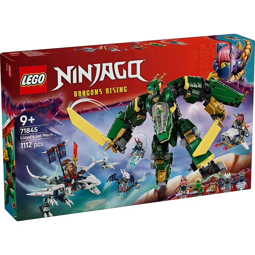 LEGO Ninjago Lloyds Jet-Mech 1112Teile