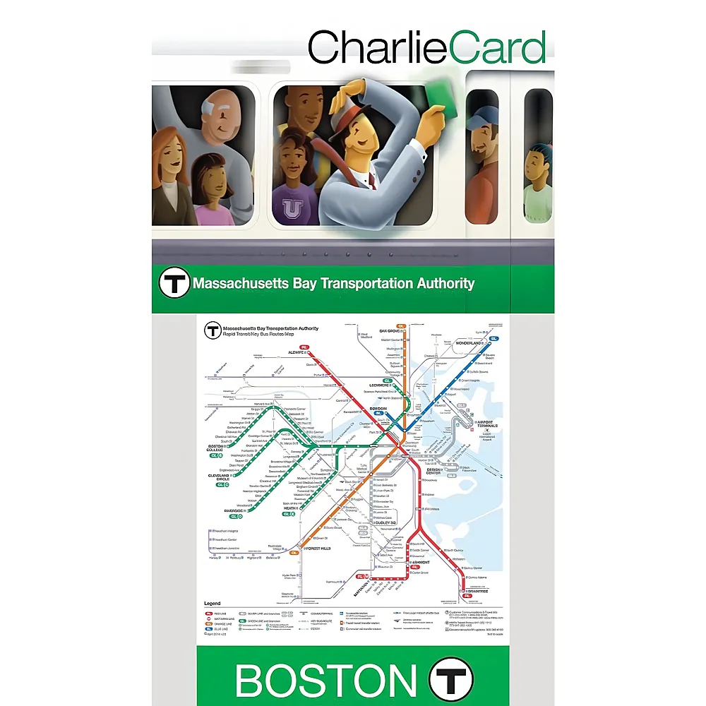 meinspielzeug - New York Puzzle Company Boston T Map Mini 100Teile | Puzzle 10-104 Teile