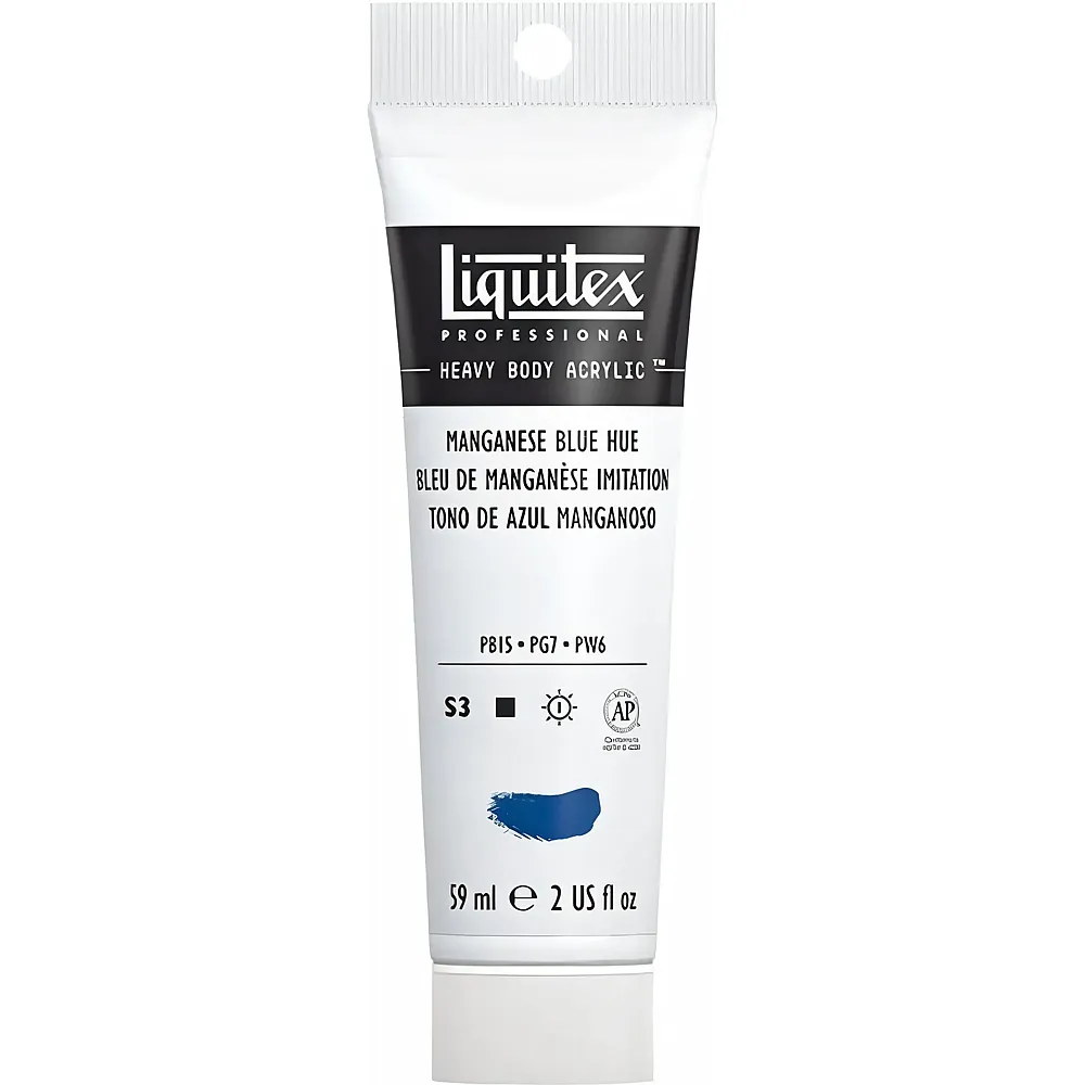 Liquitex Lqx Prof. Heavy Body Acrylfarbe 59ml Tube Manganblau Imit. - Suche