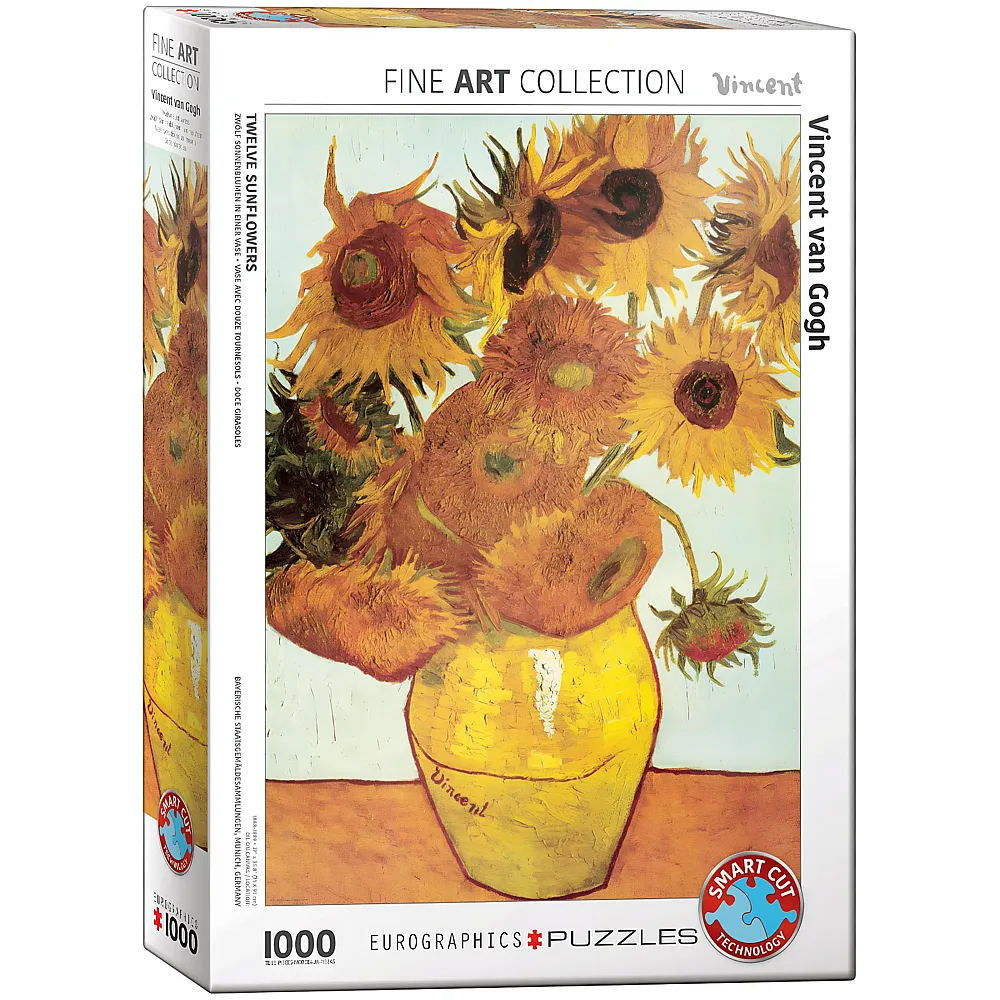 Eurographics Puzzle Fine Art Collection Van Gogh - Sunflowers - 1000 Teile