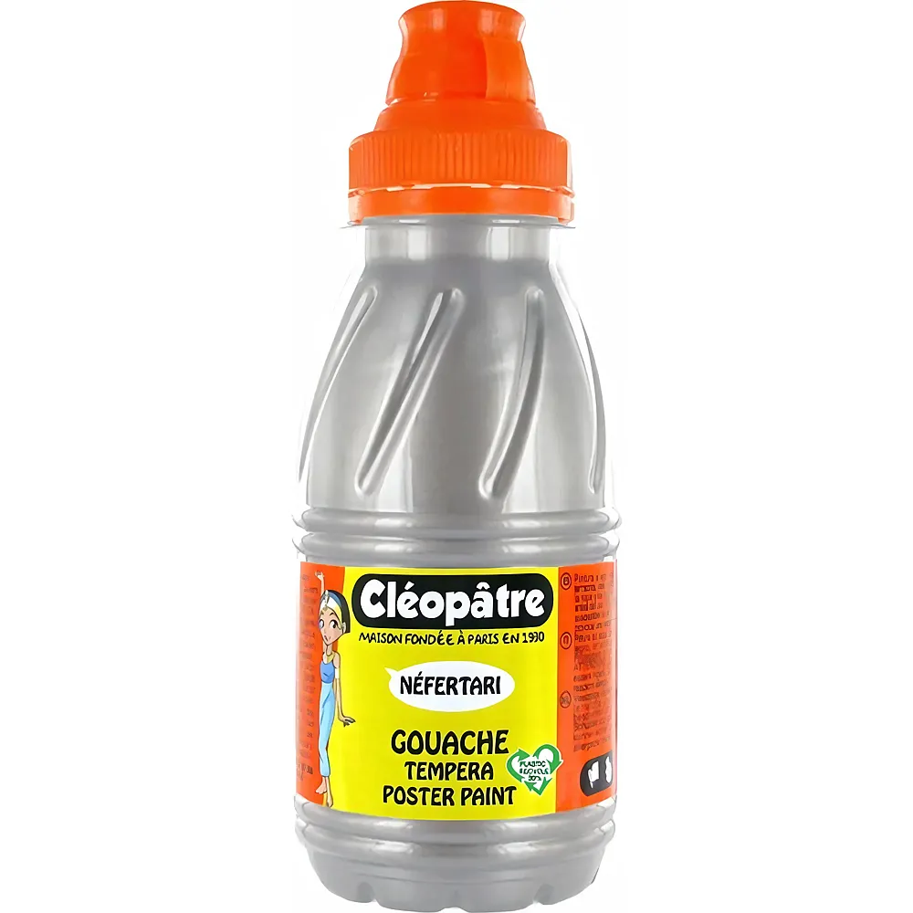 Cleopatre Nefertari � Gouache-tempera 250ml Metallic-silber
