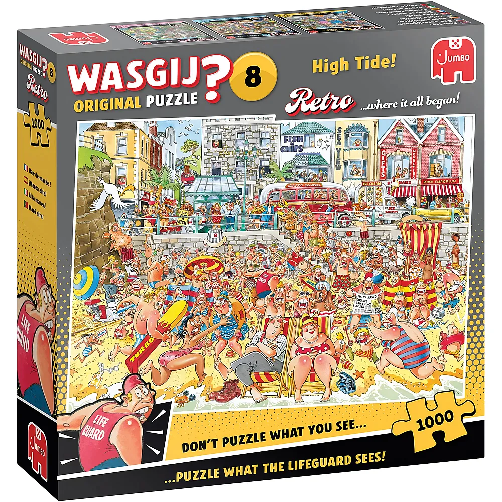 Jumbo Wasgij Retro Original 8 - High Tide - Puzzle 1000 Teile