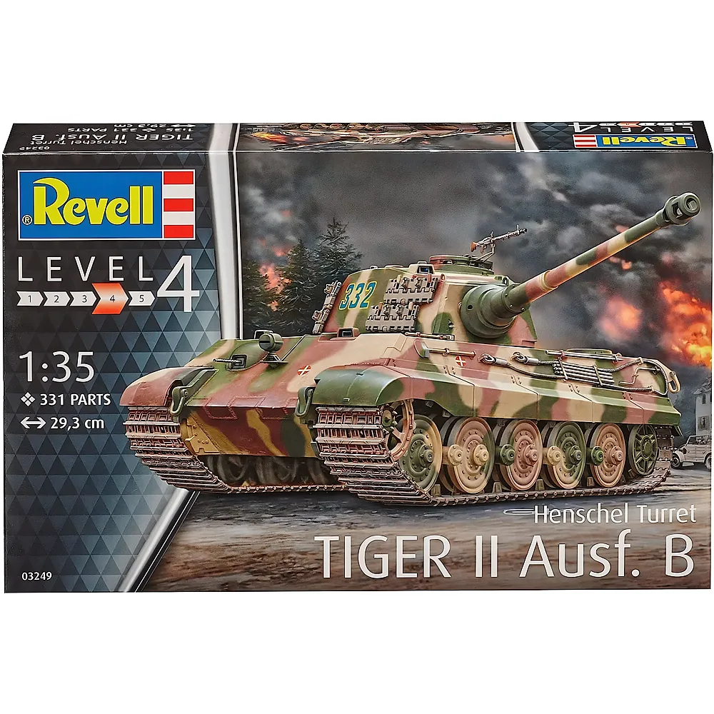 Revell Level 4 Tiger II Ausf.BHenschel Turret