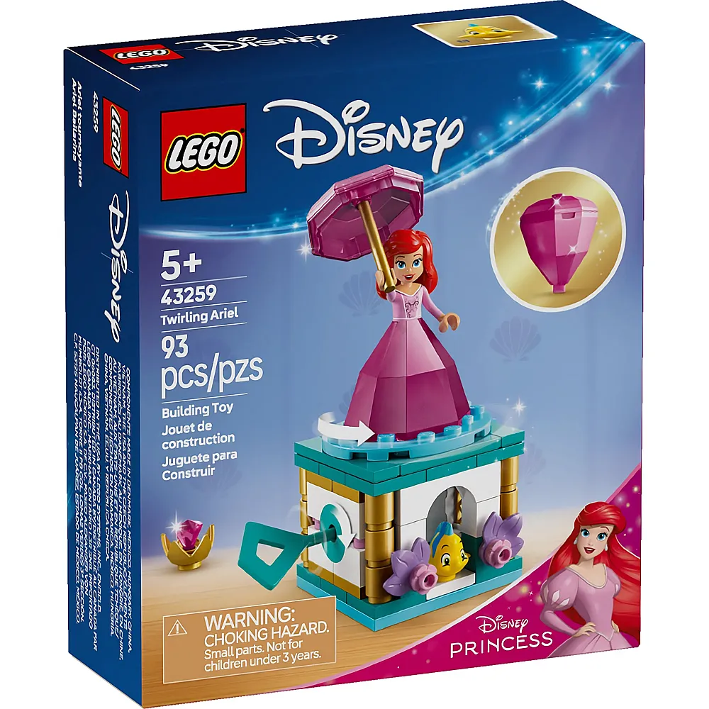 LEGO Disney Princess Arielle Spieluhr 43259