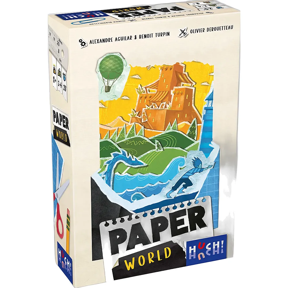 HUCH Spiele Paper World - Deutsch