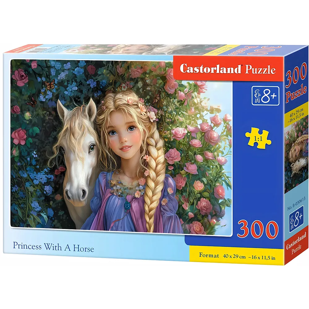 Castorland Puzzle Prinzessin mit Pferd - 300 Teile