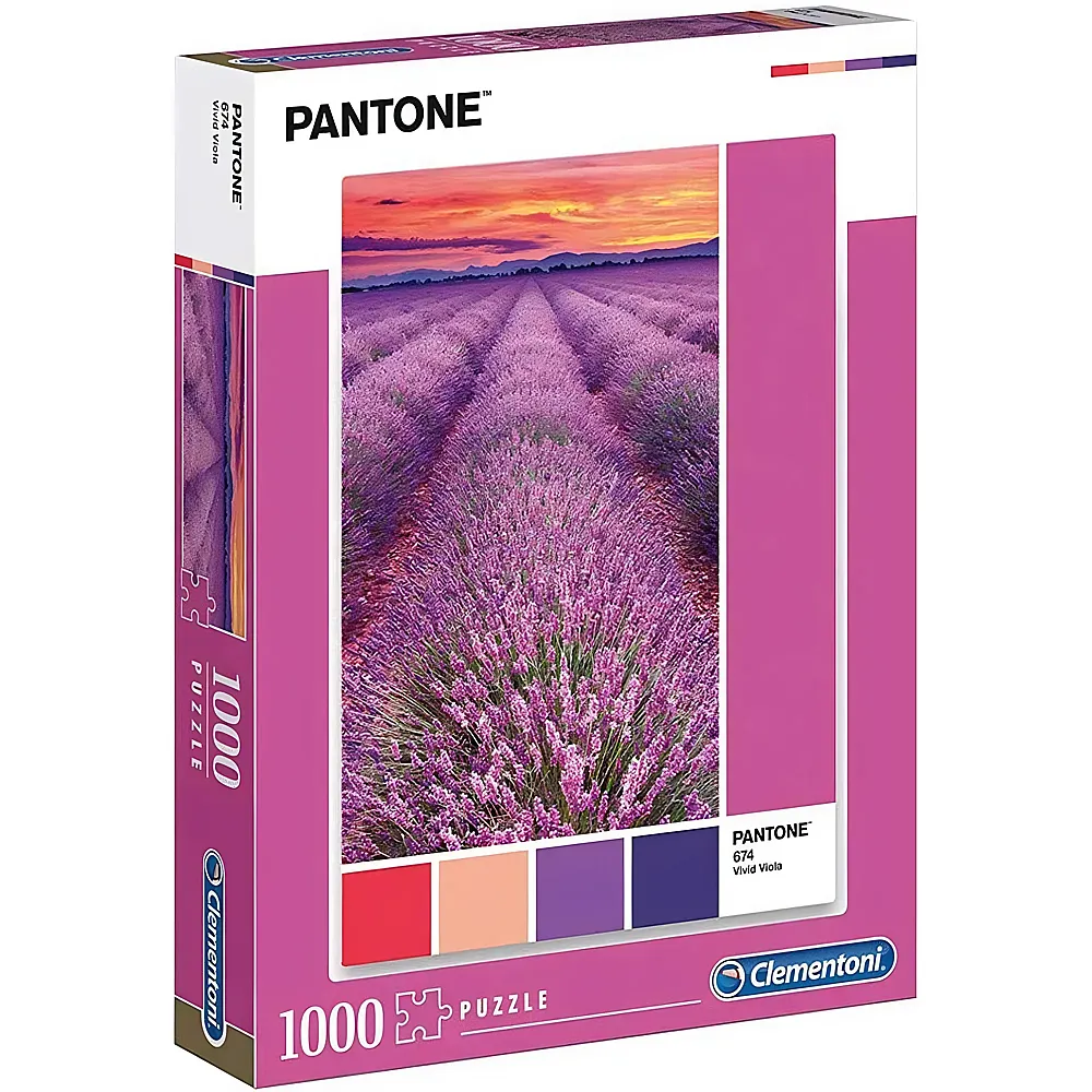 Clementoni Puzzle Pantone Lavender Sunset - 1000 Teile
