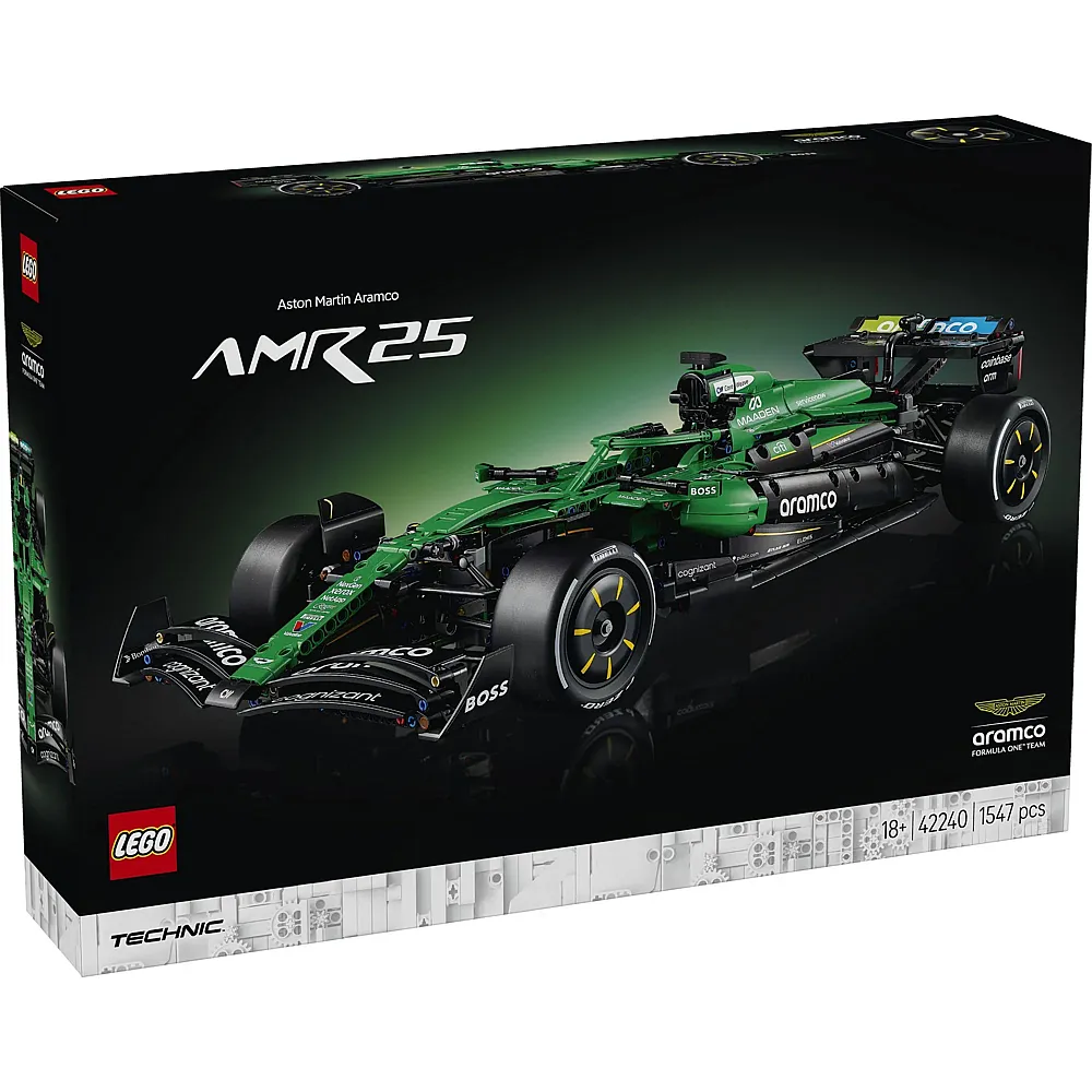 LEGO Technic Aston Martin Aramco AMR25 F1 Auto 42240