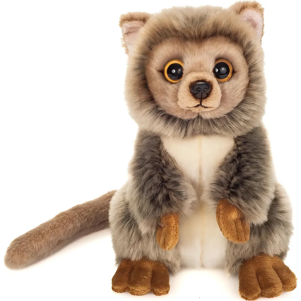 Teddy-Hermann Mausmaki sitzend - 21 cm - Wildtiere Pl�sch