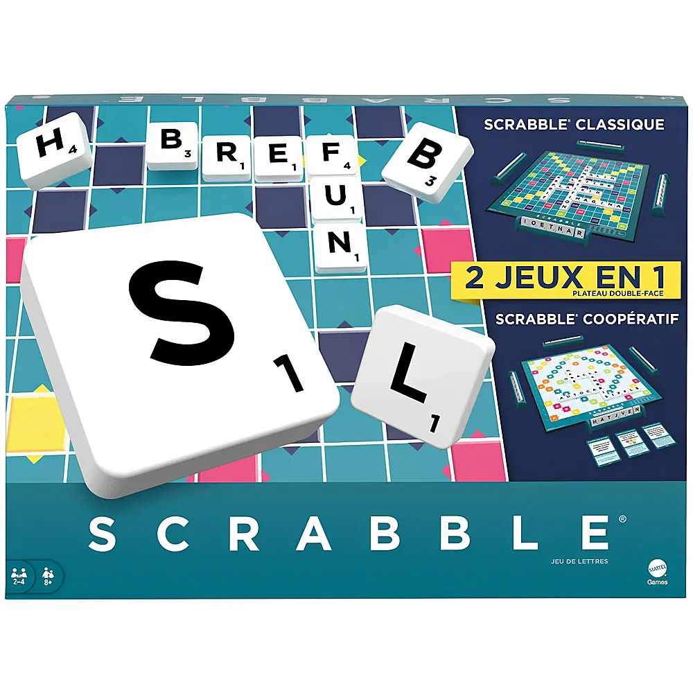 Mattel Games Scrabble Plus FR