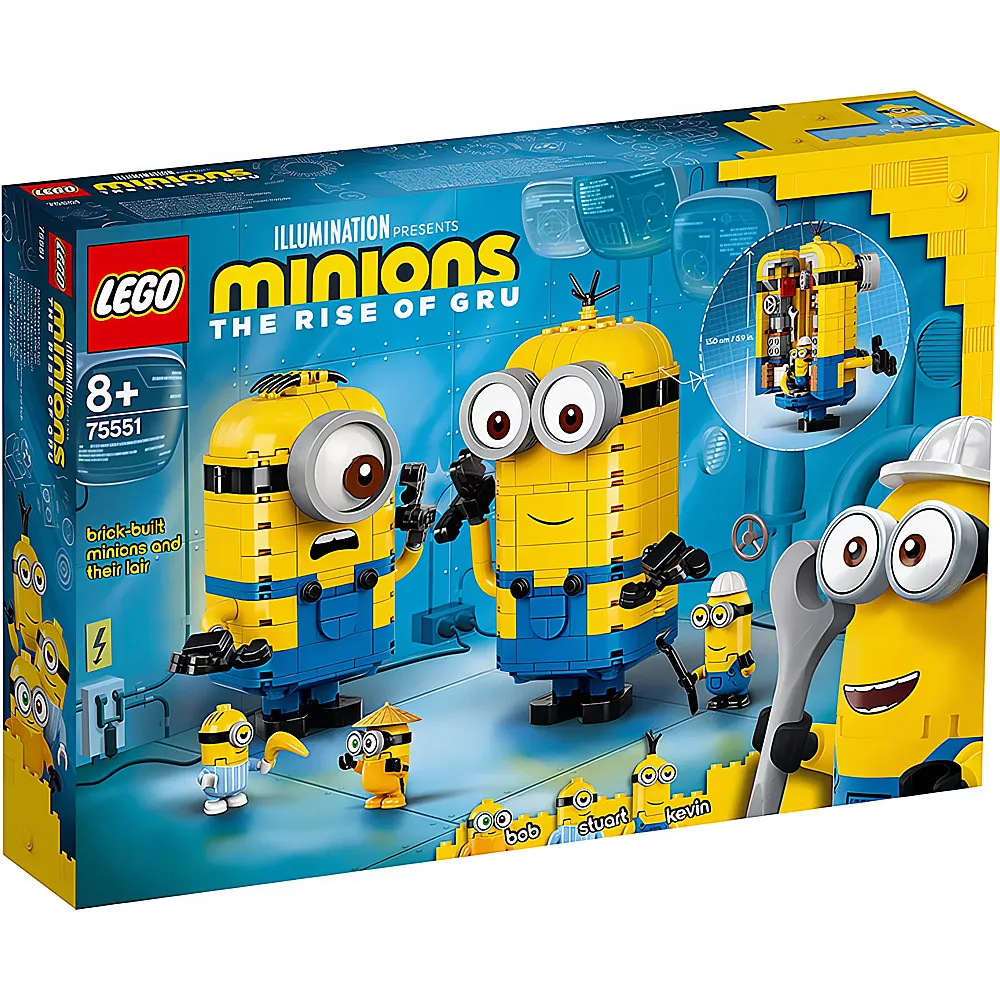 LEGO Minions-Figuren Bauset mit Versteck 75551