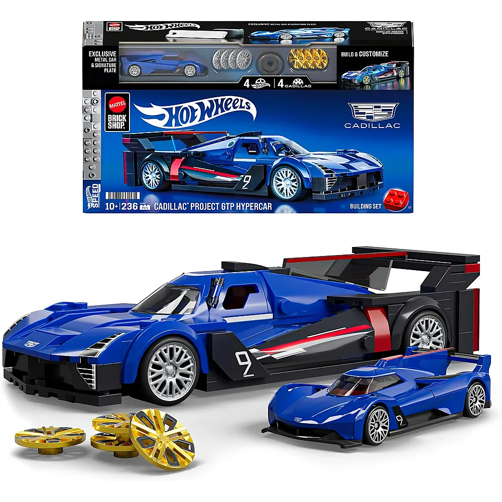 Mattel Brick Shop Speed Serie Cadillac 236Teile