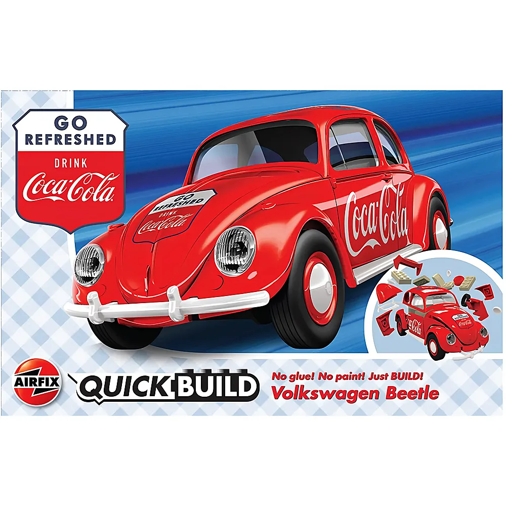 Airfix QUICKBUILD Coca-Cola VW Beetle 36Teile