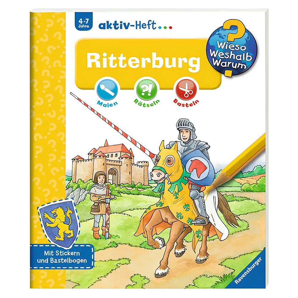 Ravensburger Wieso Weshalb Warum aktiv-Heft Ritterburg