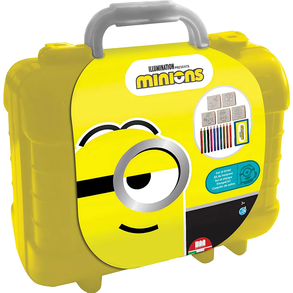 Multiprint Minions Reisestempel und Farbetui