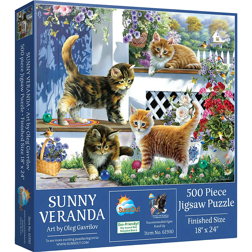 SunsOut Puzzle Oleg Gavrilov Sunny Veranda - 500 Teile