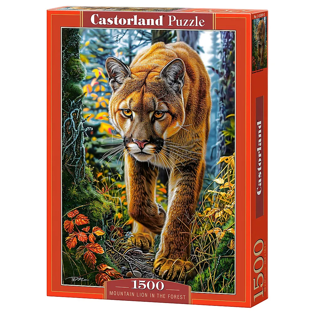 Castorland Puzzle Bergl�we im Wald - 1500 Teile