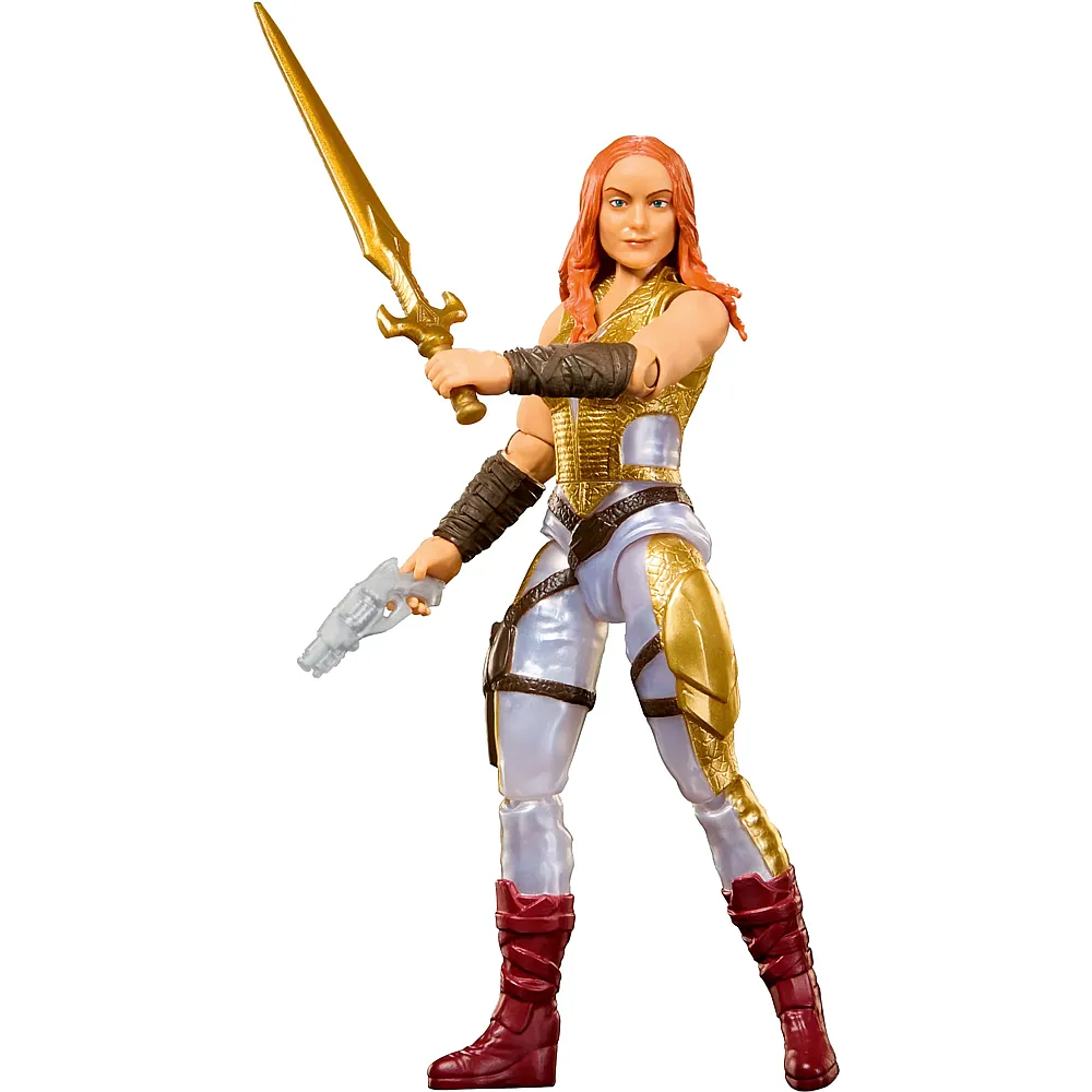 Mattel MOTU Teela Figur 14 cm, bewegliche Gelenke,