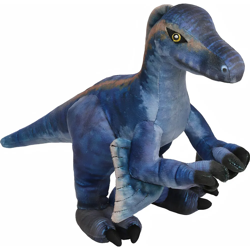 The Puppet Company Wilberry Velociraptor Blau - 25 cm - Dinosaurier Pl�sch