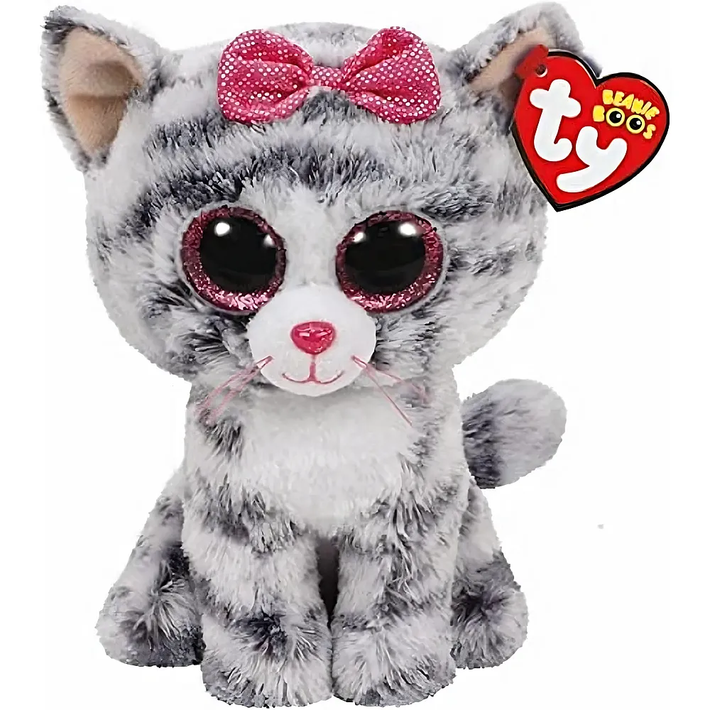 meinspielzeug - Ty Beanie Boos Kiki die Katze - 15 cm | Katzen Pl�sch