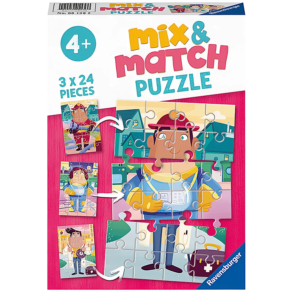 Ravensburger Puzzle Mix & Match Meine liebsten Berufe 24Teile
