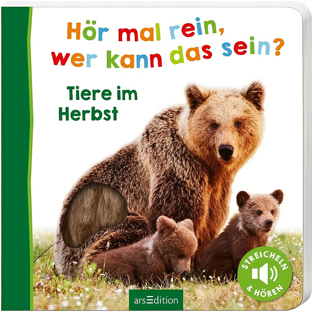 ars Edition H�r rein wer kann das sein Tiere im Herbst