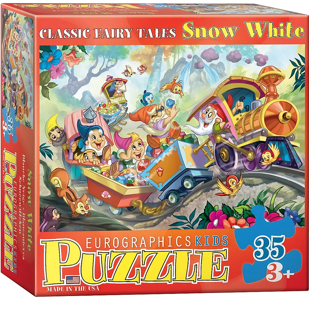 Eurographics Puzzle Snow White and the Seven Dwarfs - 35 Teile