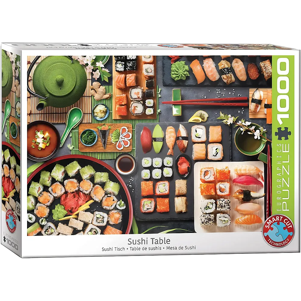 Eurographics Puzzle Sushi Tisch - 1000 Teile