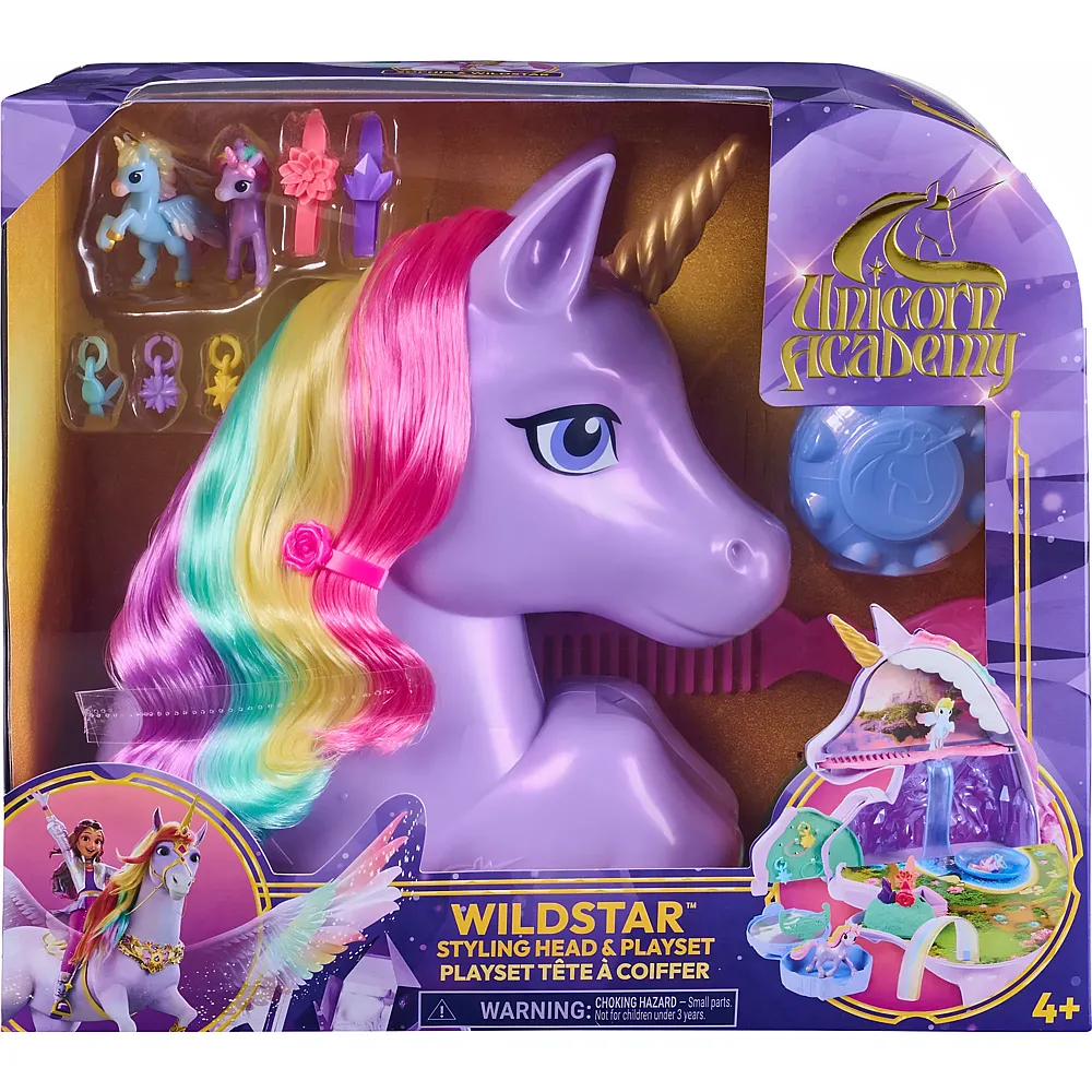 Spin Master Unicorn A. Styling Head Wildstar Unicorn Academy Playset