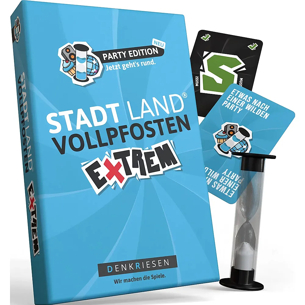 Denkriesen Stad Land Vollpfosten - Extrem Party Edition - Deutsch