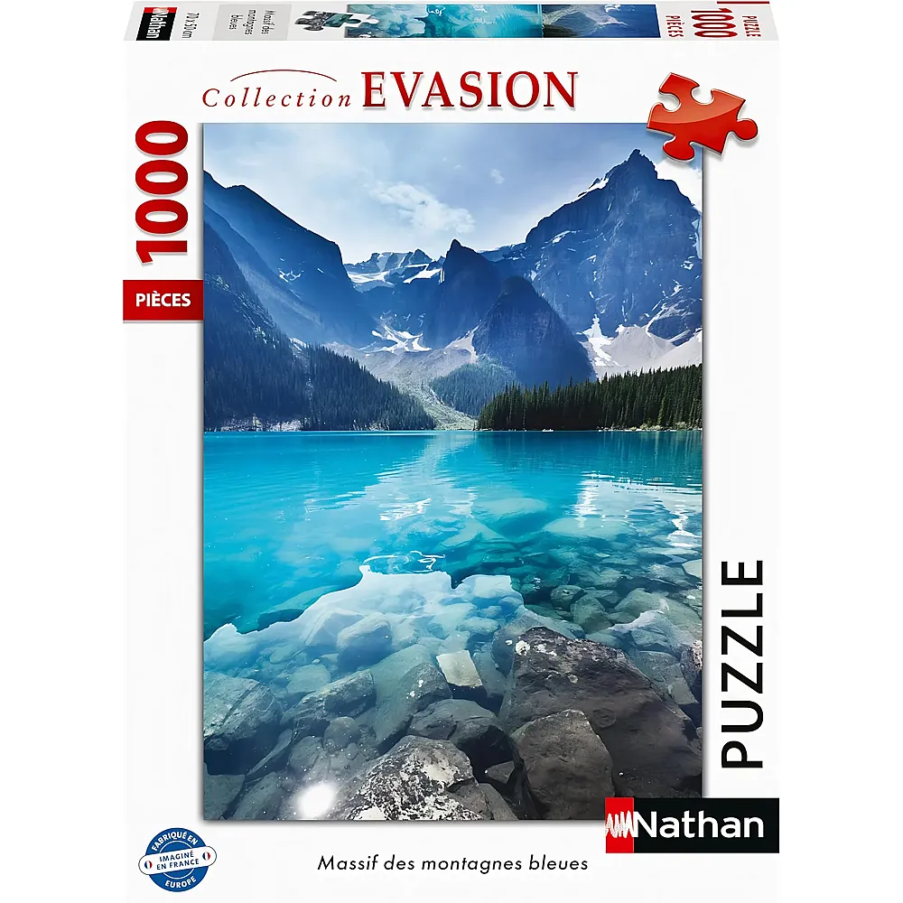 Nathan Puzzle Collection Evasion Chain of Blue Mountains 1000Teile