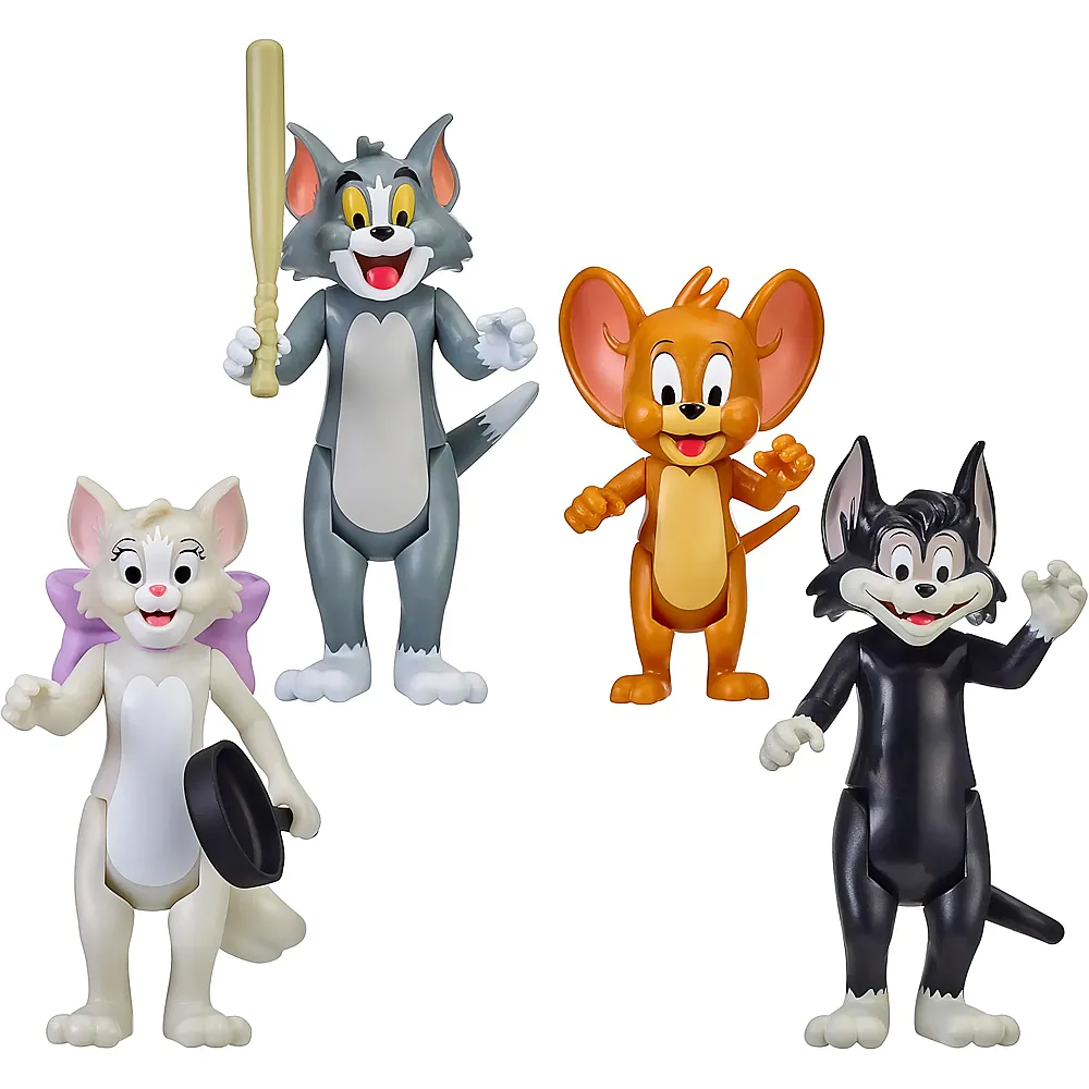 Moose Toys Tom und Jerry - 4er Set Spielfiguren
