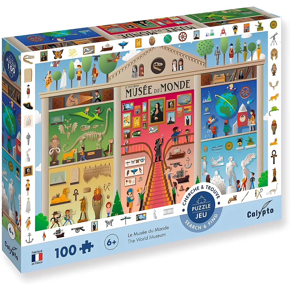 Calypto Puzzle Suche und Finde  Das Museum der Welt - 1000 Teile