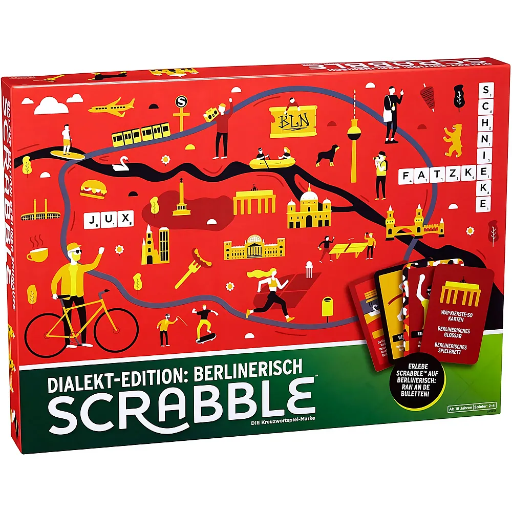 Mattel Games Scrabble Dialekt-Edition Berlin